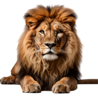 African Lion King of the Jungle Transparent Background png