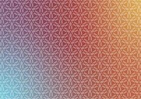 Geometric mechanical line pattern orange soft background vector