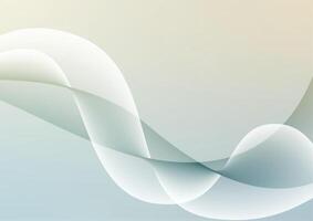 Green art center curve presentation background vector