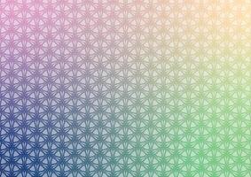 Gradient net soft line green pattern blue background vector