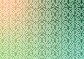 Green line pattern set art abstract background vector