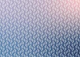 Line wave blue pattern abstract art background vector