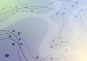 Blue art soft line curve dot abstract background vector