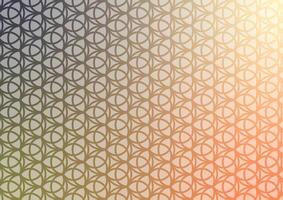 Brown line art geometry triangle abstract background vector