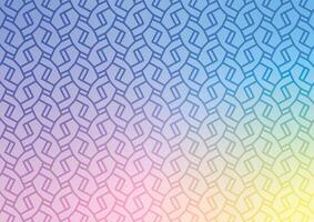 Art blue line geometric mechanics square background vector