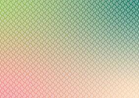Green line wave net pattern red art abstract background vector