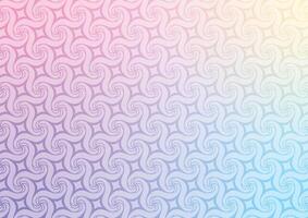 Soft pastel swirl line pattern cute presentation background vector