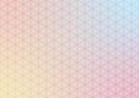 Soft gradient pink flower pattern blue art background vector