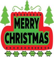 Merry Christmas event illustration on a white background vector