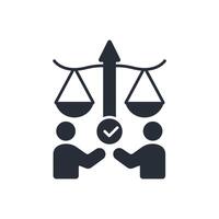 Work Ethics icon. .Editable stroke.linear style sign for use web design,logo.Symbol illustration. vector