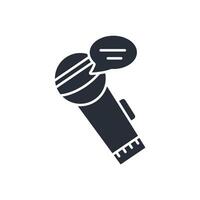 Public Speaking icon. .Editable stroke.linear style sign for use web design,logo.Symbol illustration. vector