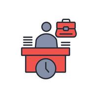 workspace icon. .Editable stroke.linear style sign for use web design,logo.Symbol illustration. vector