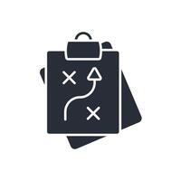 planning icon. .Editable stroke.linear style sign for use web design,logo.Symbol illustration. vector