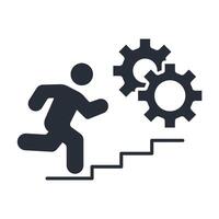 Personal Development icon. .Editable stroke.linear style sign for use web design,logo.Symbol illustration. vector