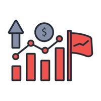 IPO icon. .Editable stroke.linear style sign for use web design,logo.Symbol illustration. vector