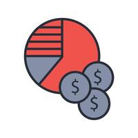 shares icon. .Editable stroke.linear style sign for use web design,logo.Symbol illustration. vector