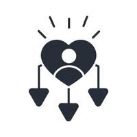 decision icon. .Editable stroke.linear style sign for use web design,logo.Symbol illustration. vector