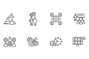 Workshop icon set..Editable stroke.linear style sign for use web design,logo.Symbol illustration. vector