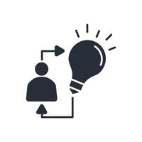creativity icon. .Editable stroke.linear style sign for use web design,logo.Symbol illustration. vector