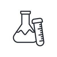 laboratory icon. .Editable stroke.linear style sign for use web design,logo.Symbol illustration. vector