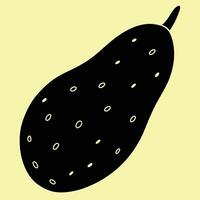 Yam silhouette graphic for creative projects, logos, and outdoor-themed visuals. Ideal for digital or print designs. An elegant natural to your creative projects. Vegetable silhouette Design vector