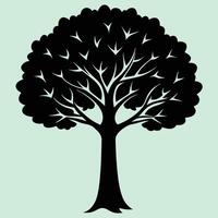 Poplar Tree silhouette graphic for creative projects, logos, and outdoor-themed visuals. Ideal for digital or print designs. An elegant natural touch to your creative projects. vector