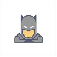Batman icon in a flat style vector