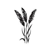 Reeds plank outline icon in isolated on background. symbol for your web site design logo, app, Reeds plank outline icon illustration. vector