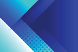 Abstract light and dark blue color gradient background. Modern minimalistic and geometric design template vector