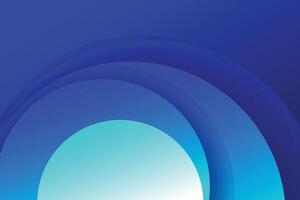 Abstract circle light and dark blue color gradient background. Modern minimalistic and geometric design template vector