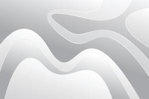 Abstract light and dark white color gradient background. Modern minimalistic and geometric design template. vector