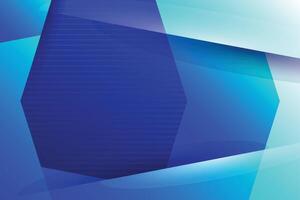 Abstract and modern blue color gradient background template vector