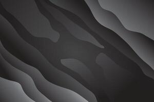 Abstract dark wave black color gradient background. Modern minimalistic and geometric design template. vector
