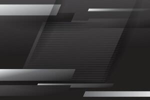 light and dark black color gradient background. Modern minimalistic and geometric design template. vector