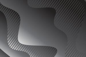 flow dark black color gradient background. Modern minimalistic and geometric design template. vector