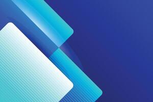 Abstract blue color gradient background template vector