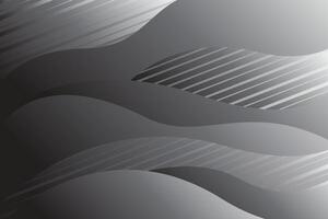 flowing wave bstract light and dark black color gradient background. Modern minimalistic and geometric design template. vector