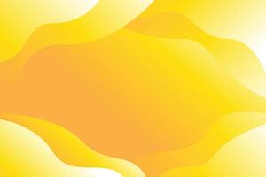 gradient light and dark yellow background. Modern minimalistic and geometric design template. vector