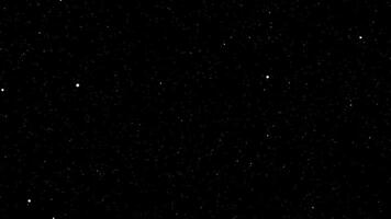 Stars Twinkle in Dark Sky, Creating Serene Cosmic Scene that Evokes Wonder and Tranquility in Vast Universe of Celestial Bodies. video