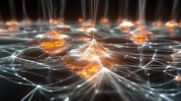 Active neural network simulation video