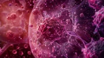 Microscopic view of red cell surrounded by plasma video