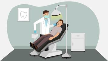 Dentist Treat Patient Animation video