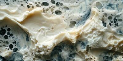 Abstract White and Gray Marble Texture with Bubble Pattern photo
