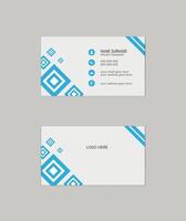 Simple creative Elegant professional minimal minimalist modern shape Layout double sided landscape flat corporate horizontal name visiting business card template personal creative Clean vector