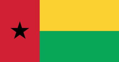 Guinea Bissau Flag Illustration vector