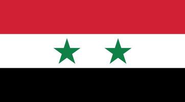 Syria Flag Illustration vector
