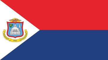 Sint Maarten Flag Illustration vector