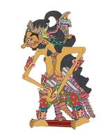 Wayang puppet, Suryakirana charecter, Indonesian shadow puppet show, illustration style. vector