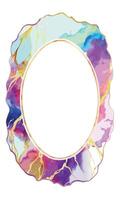 Abstract Marble Texture Frame vector