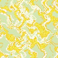 A yellow and green pattern with a lot of dots vector